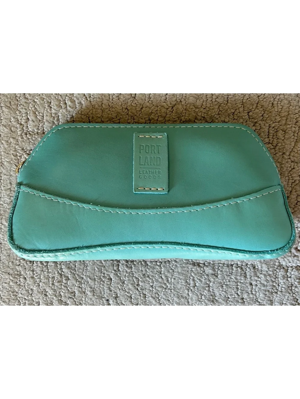 Portland Leather Goods PLG Artisan Zip Pouch Mint
